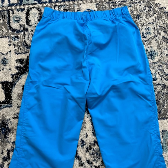 💰 3 for $25 🏷 Women NRG by Barco Stretch Turquoise Blue Scrub Pants sz Small - Picture 4 of 16